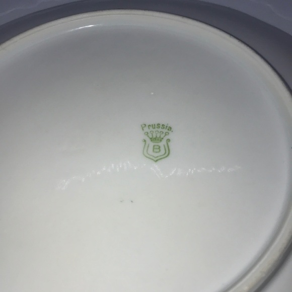 Vintage Royal Rudoltadt Plate Unique Gold Harvest Cobwebs - Picture 5 of 5